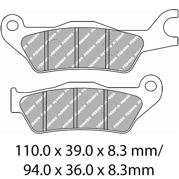 FERODO Brake Disc Pad Set FDB2287EF Cykel Products Australia